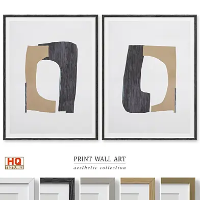 Eichholtz Accent Cardboard Abstract Wall Art P-657