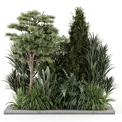 Backyard and Landscape Set Bush and Tree - Set 1785