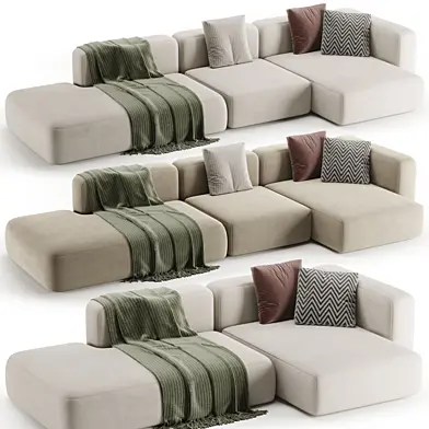 MAGS SOFT 2,5 SEATER COMBINATION 3 LOW By Hay