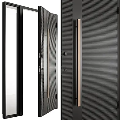 Wooden Front Door - Set 92