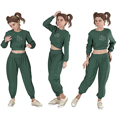 Casual Teenager 03 poses