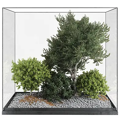Glass enclosed indoor garden 242