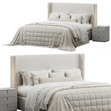 Winged Bed by Lorinzer Living