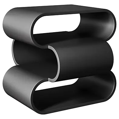 Nada Side Table - Black Metal