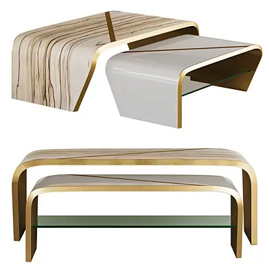 Akashi coffee table by Bizzotto