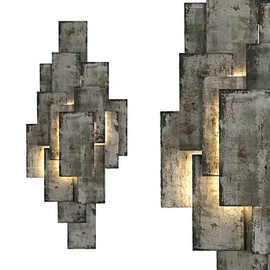 Steel Plates Wall Light