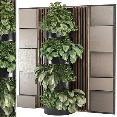 indoor wall vertical garden - Set 1114