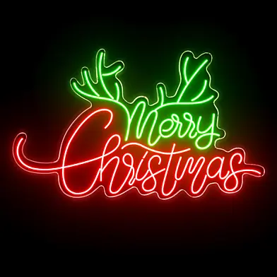 Merry Christmas Neon Sign