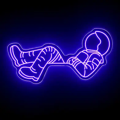Astronaut Neon Sign