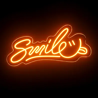 Smile Neon Sign