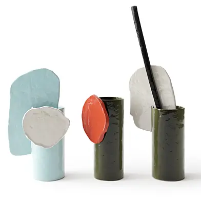 vitra vases decoupage