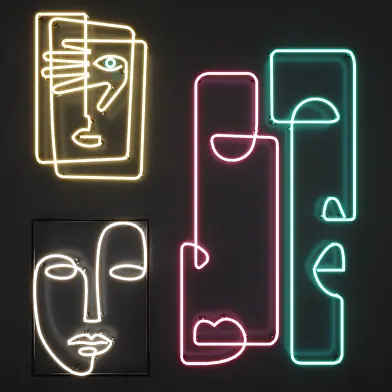 Neon Light. Set 19