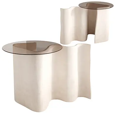 Squiggle Side Table by Jan Ernst