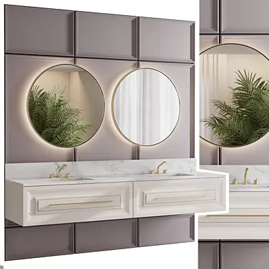 Bathroom furniture by mina faucet set 92