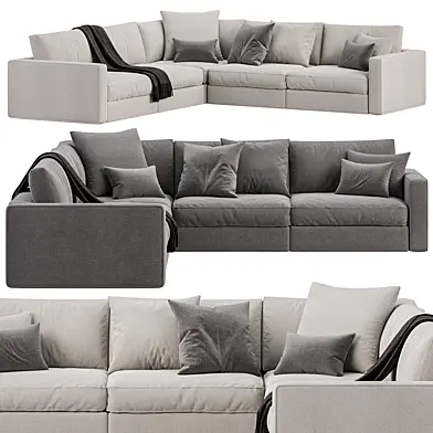 James 3 Piece 4 Seat Corner Sectional by Havenly