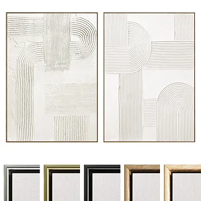 Plaster Two Photo Frame D-610