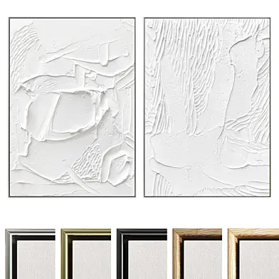 Plaster Two Photo Frame D-606