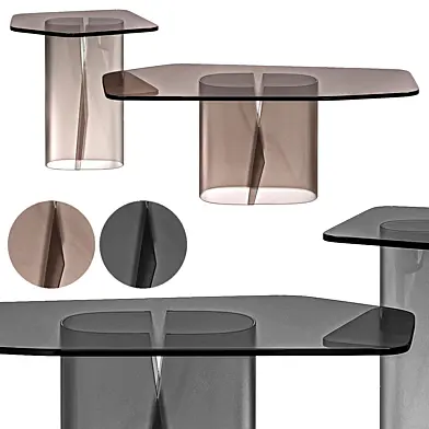 CROSS COFFEE AND SIDE TABLE by Luxurylivinggroup
