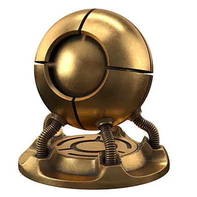 Brass Procedural Material Corona