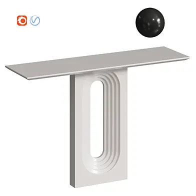 Консоль Madeline Console Black / White Loft & Concept