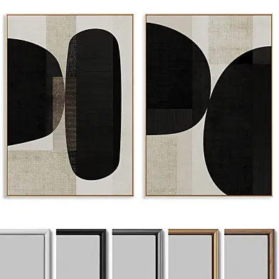 Abstract Painting Frame set  0117