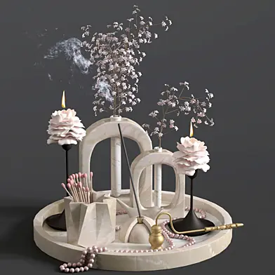 decorative set with accessories