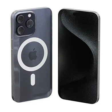 iphone 15 pro max + clear case