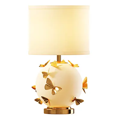 Настольная лампа  Butterfly 3-Way Table Lamp  с бабочками
