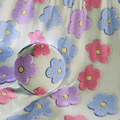 Punch Needle Embroidery fabric material -25