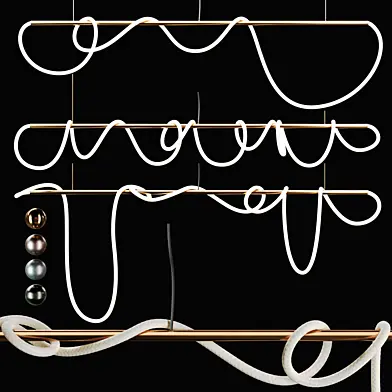 3Luke Lamp Pendant light _Tracer Bar 1(8 ft) | 3lights || 5mat |