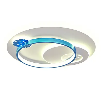 Blue Flush Mount 2