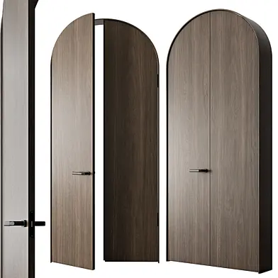 Arched Wooden Door 105