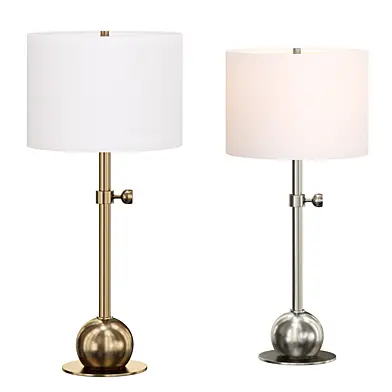 1 LIGHT ADJUSTABLE TABLE LAMP (L114-PN-WS) by Hudson Valley