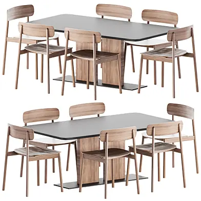 Dinning chair and table set01