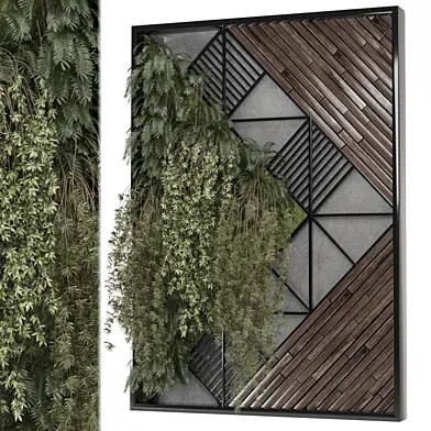 Indoor Plants in Metal Shelf Set 1226