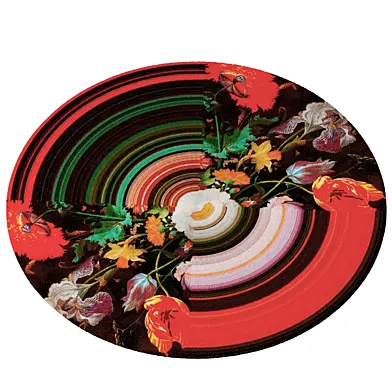 Carpet Glitch Round Half