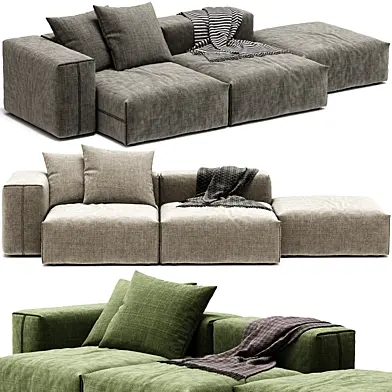 The Squish Sectional Sofa Ottoman