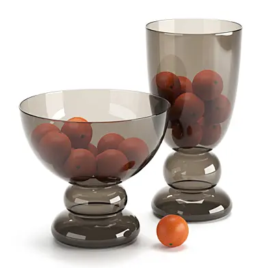 Ваза с мандаринами. Vase with tangerines
