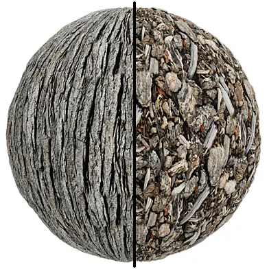 FB893 BARK & BARK MULCH TEXTURE | 2mat | 4k | Seamless