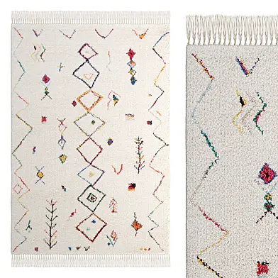 Miro Colourful Berber Rug By La Redoute