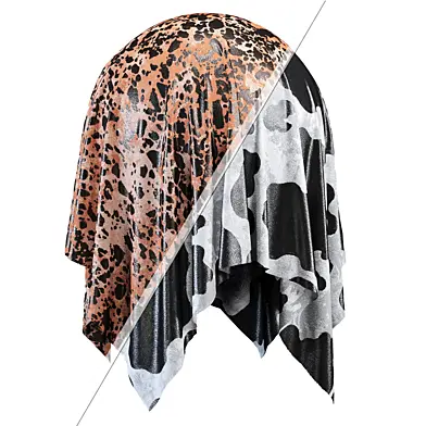 2 Animal skin pattern fabric material -V.07