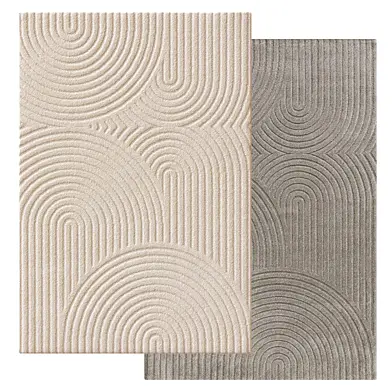 Rectangular rug Eve Creme/Gray