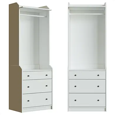 Hauga open wardrobe by Ikea