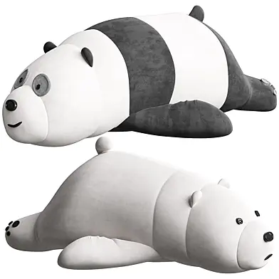 Sleeping Panda Plush Toy