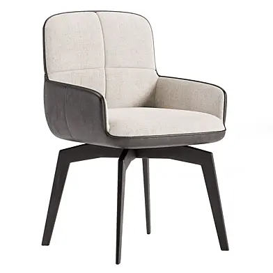 Marla Armchair Low with wooden frame