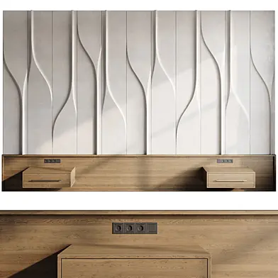 Headboard 3d Wall Panel 35