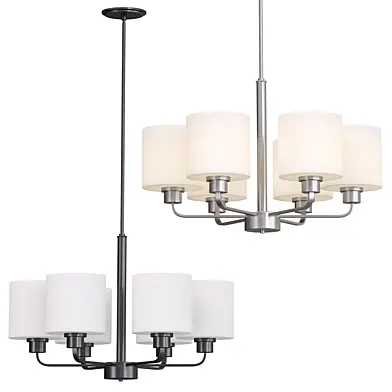 Canfield LED 23.88 inch Midnight Black Chandelier Ceiling Light