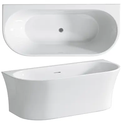ВАННА АКРИЛОВАЯ ПРИСТЕННАЯ BELBAGNO BB711