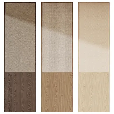 Wood and Cloth Wall Panels