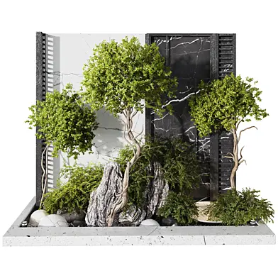 backyard and landscape garden tree and shrubs 315